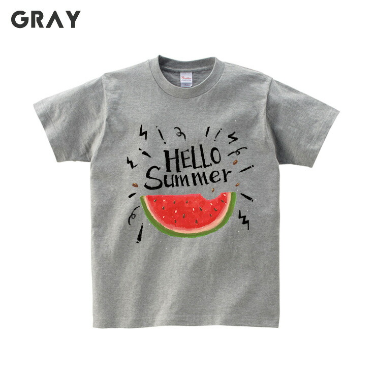 驚きの価格が実現 Tシャツ メンズ レディース 半袖 ペア カップル Hello サマー スイカ Water Melon オシャレ 大人かわいい かっこいい ポイント トレンド Tシャツ 可愛いtシャツ Batesmartin Com