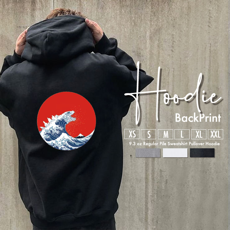 楽天市場】パーカー プルオーバー メンズ レディース バックプリント