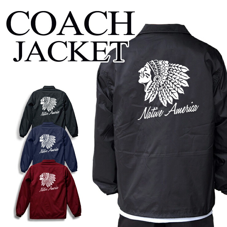 楽天市場】送料無料！！ BADASS バダス インディアンコーチジャケット