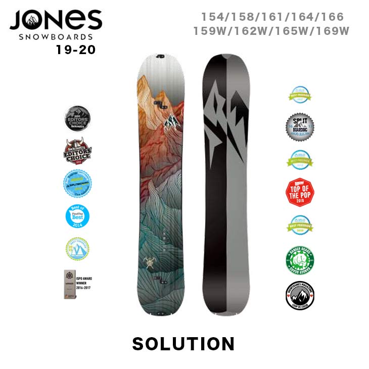Jones ジョーンズ スプリットボード シール付き アビエイター - ボード