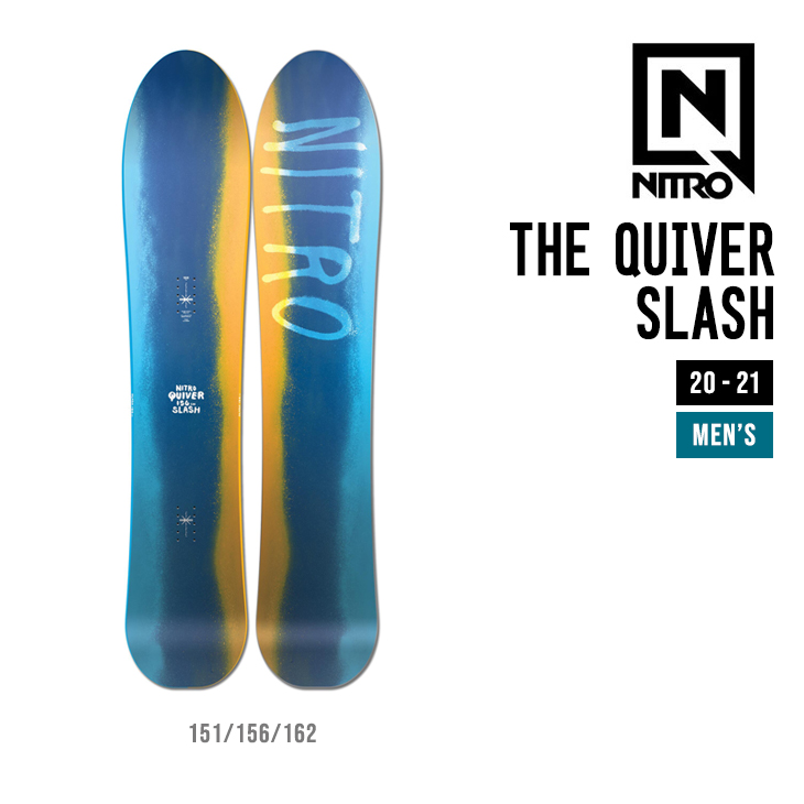 Nitro ボード ナイトロ 21 クイバー Quiver スラッシュ ザ ザ Slash Slash フリーラン フリーライディング パウダー Sidecar The スノーボード Surf Snow 送料無料 北海道 沖縄 離島 一部地域は除く ナイトロ キャンバー 板 クイバーシリーズ