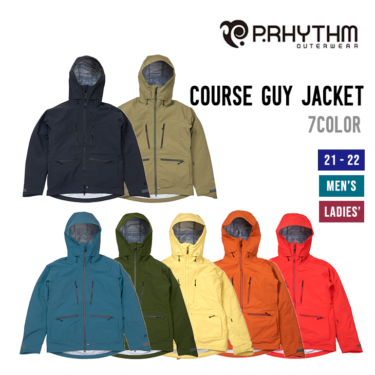 P.RHYTHM 19/20 COURSE GUY JACKET HISUI M 直売人気商品 safetec.com.br