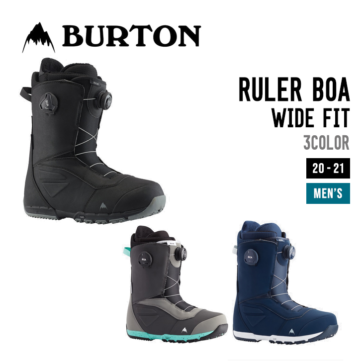 楽天市場 Burton バートン 21 Ruler Boa Wide Fit ルーラー ボア ワイドフィット スノーボード ブーツ Sidecar Surf Snow