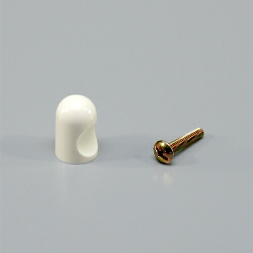 楽天市場】つまみ 白 プラスチック 20mm 5個 取っ手 引き出し : サイン