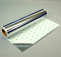 ステンレス粘着シート付き　0.1mm&times;600mm&times;20M｜サイン素材店舗用品ShopのＳＭＳ