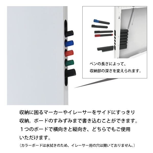 新作【safro・壁掛け】おしゃれなふちなしホワイトボード 日本製