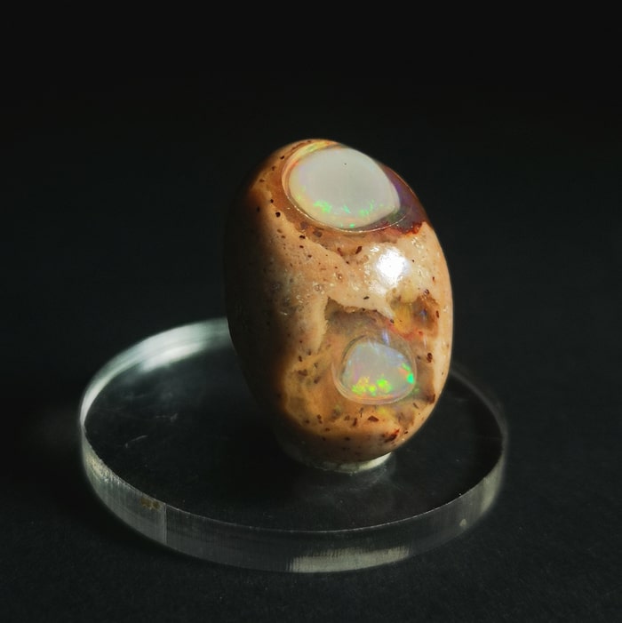 新入荷!!希少!ダブルエッグイン カンテラオパール ウォーターオパール 16.8ct 【送料無料】