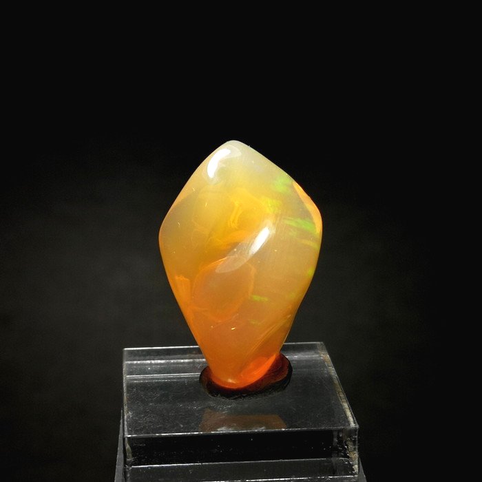 最新入荷!!ユニークなインクルージョン メキシカンオパール ルース 24ct Mexico産 【送料無料】