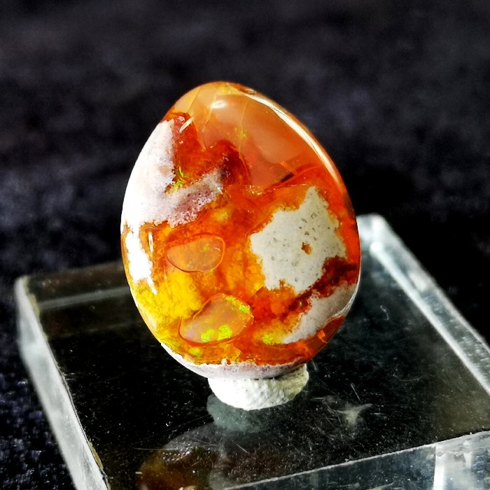 最新入荷!!ランドスケープ 粒フラッシュ カンテラオパール ルース 5.4ct Mexico産 【送料無料】