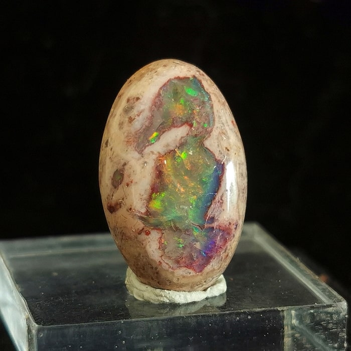 楽天市場】鉱物標本向けユニークなインクルージョン!カンテラオパール