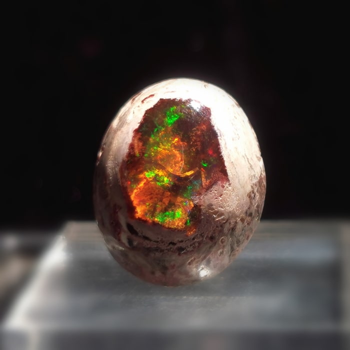 美游色_！カンテラオパールルース メキシコ産 ファイヤーオパール カンテラオパール 1.74g 8.7ct Mexico産【送料無料】｜ドラゴンクリスタル