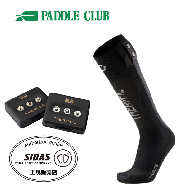 THERM-IC サーミック POWERSOCKS HEAT FUSION ONE S.E.T. (S-PACK2400同梱) ヒートソックス スキーソックス｜スキーライフ365