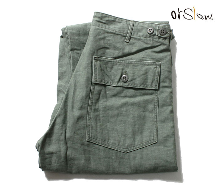 予約商品(お届け予定 8月頃以降) orSlow オアスロウ カーキ