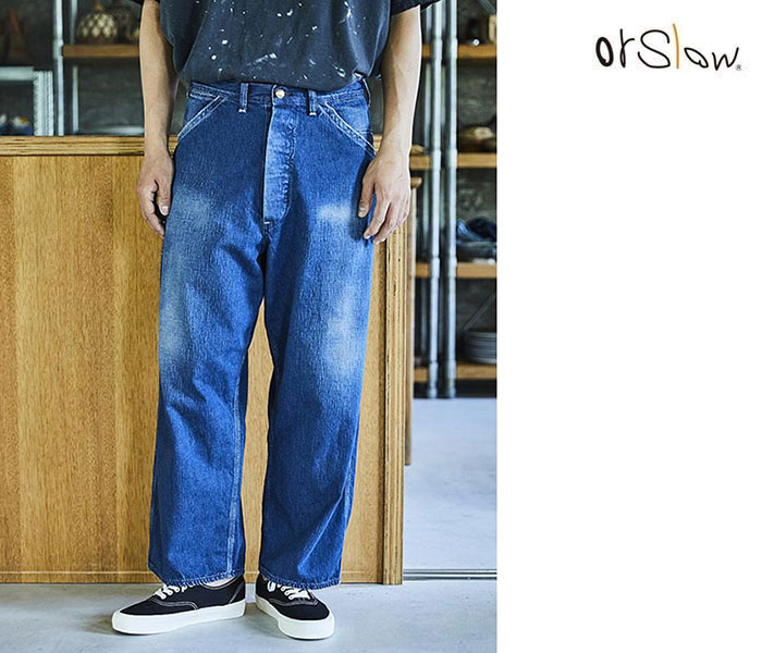 楽天市場】orSlow オアスロウ デニム ペインター パンツ ワン