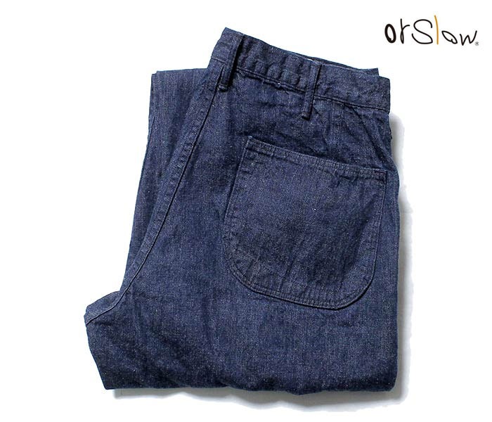 orSlow オアスロウ ルーズフィット ペインター パンツ ブラック