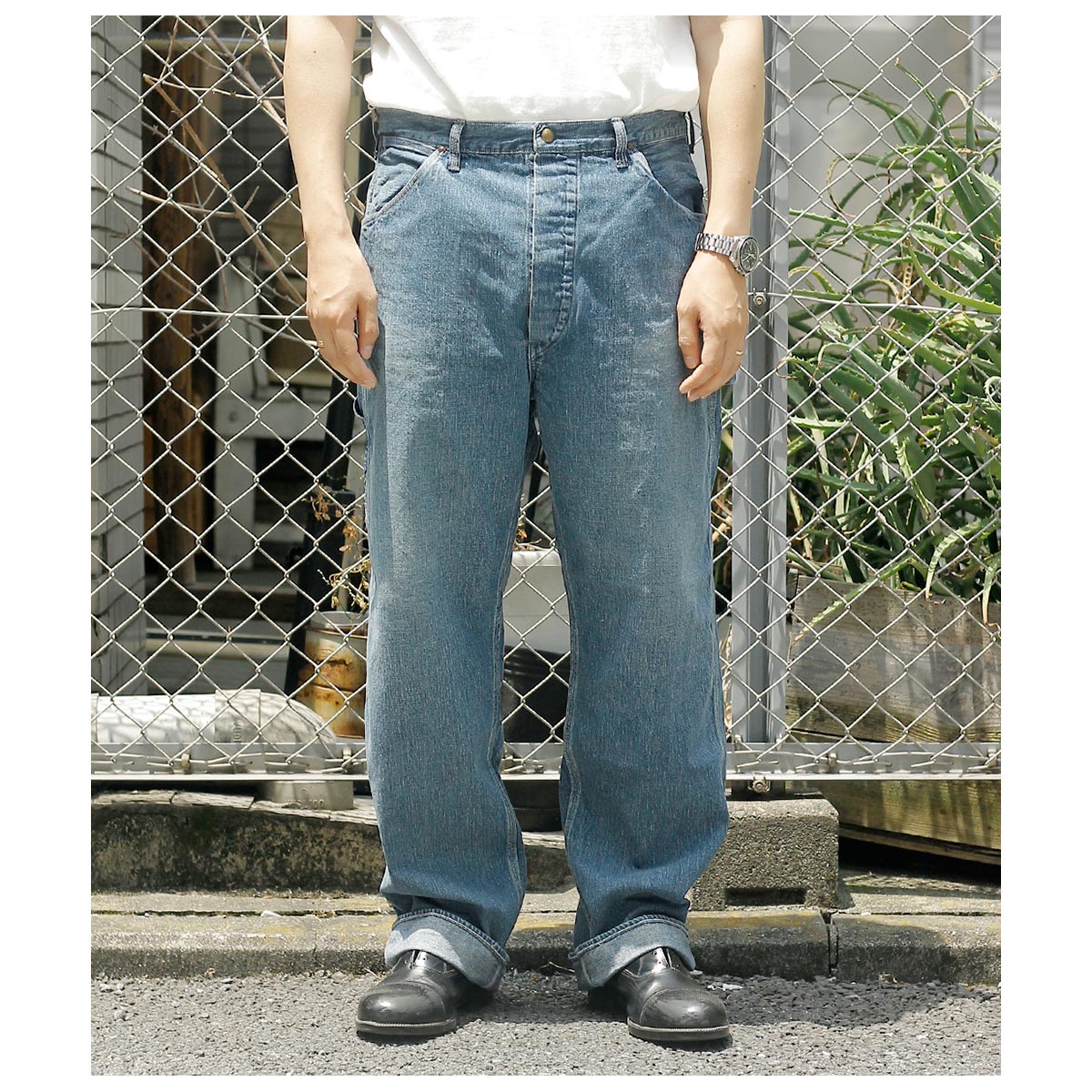 楽天市場】オアスロウ デニムペインターパンツユーズド