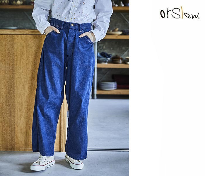 楽天市場】orSlow オアスロウ デニム ペインター パンツ ワン