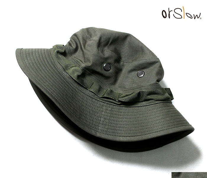 楽天市場】【orslow】 UNISEX US NAVY HAT Herringbone Twill GREEN
