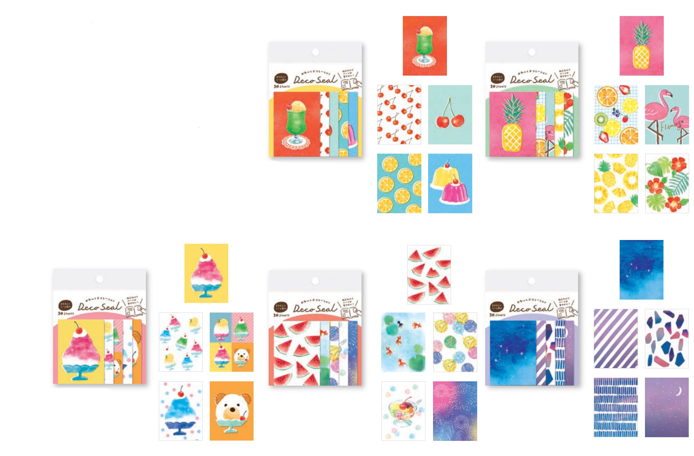 楽天市場】フレークシール まみれシリーズフレークシール 全8柄