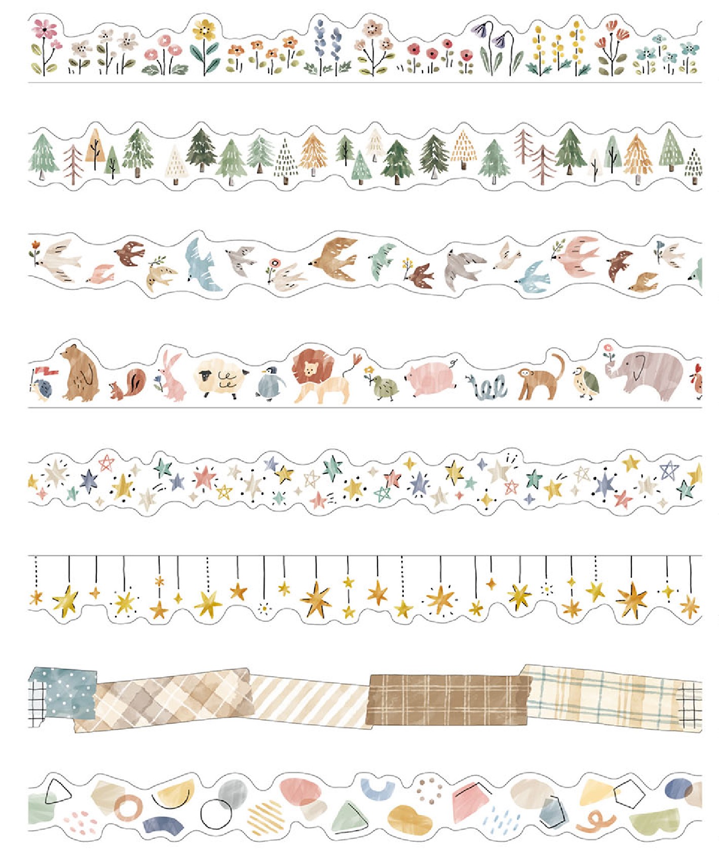 Amazon.com: Kawaii Washi Tape Set - 5 Rolls Cute Washi Paper