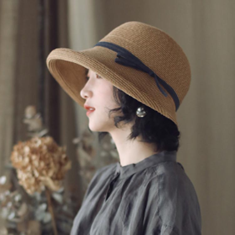 麦わら帽子 レディース Uv あご紐 おしゃれ お出かけ つば広 エレガント サイズ調整可能 ストローハット ハット バケットハット ビーチ プレゼント ペーパーハット リゾート リボン 夏 小顔効果も抜群 帽子 折りたたみ 日よけ 水着コーデ 海 紫外線 麦わら Sale 81 Off