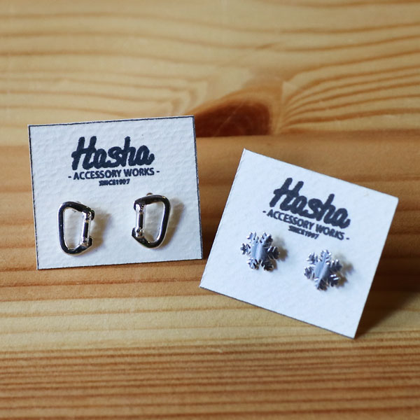 HASHA - スタッドピアス [ハシャ アクセサリー ピアス シルバー ジュエリー ]