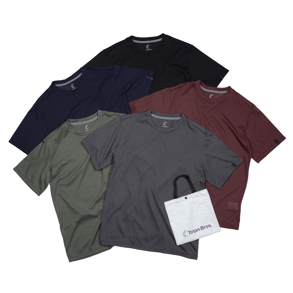 Teton Bros. Axio Lite Tee (Men's) ティートンブロス メンズ アクシオ ライト Tシャツ S/S  T-shirt メリノウール 登山 sokit 練馬