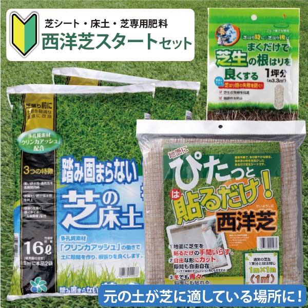 楽天市場】まくだけで芝生の根はりを良くする 1坪分 ×3個セット (3坪