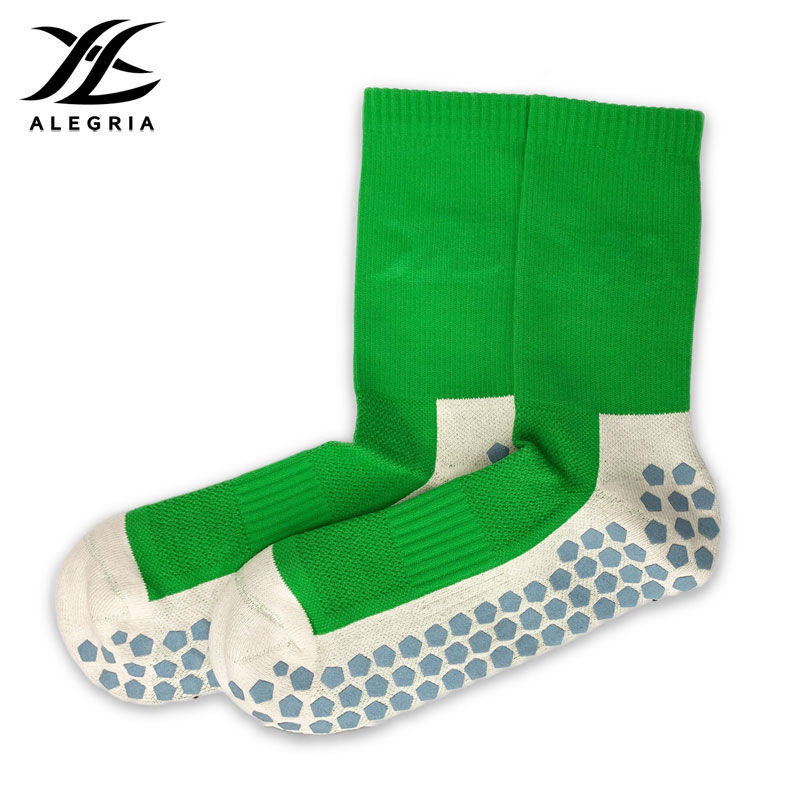ALEGRIA 高機能ダブルグリップソックス 滑り止め付きサッカーソックス ミドル丈 グリーン 緑 でおすすめアイテム。