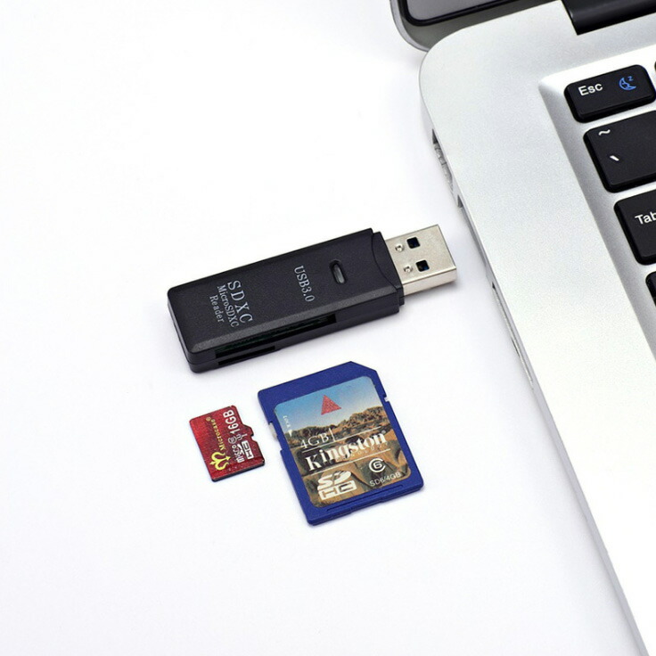 【楽天市場】カードリーダー USB3.0マルチカードリーダー SDカード /マイクロSD 両対応 USB3.0 超高速データ転送：ソウシン