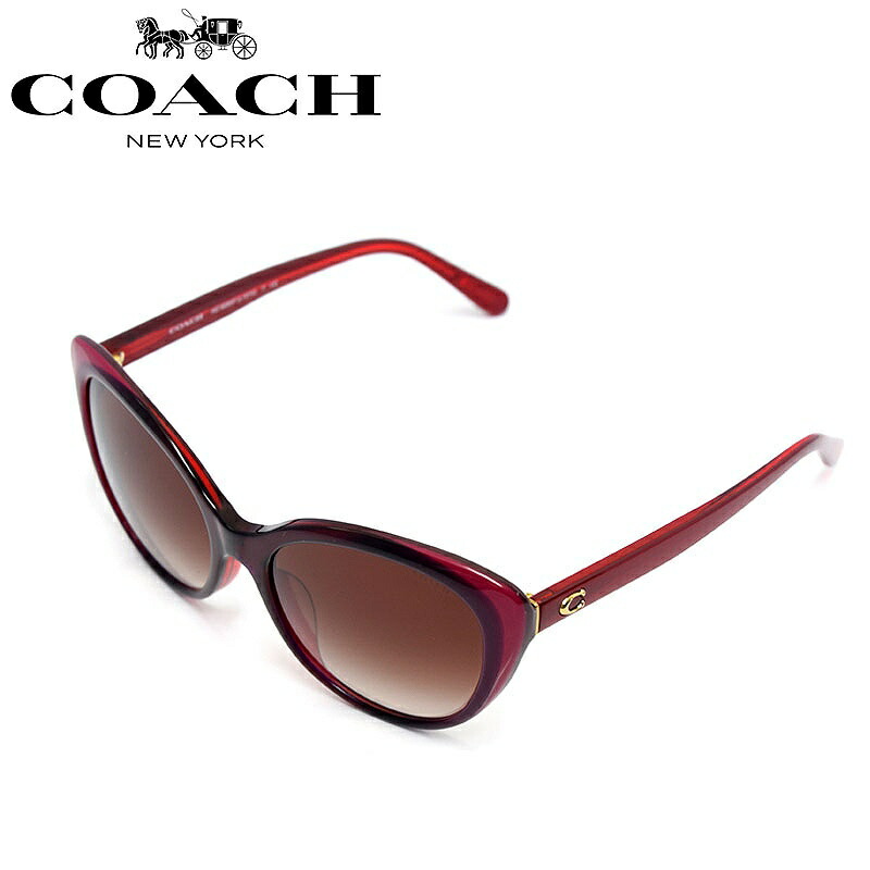 初回限定 国内代理店正規商品 コーチ Coach サングラス アジアンフィット フォックス型 Uvカット レディース ベリーラミネート バーガンディ Hc60f 55 ブランド 初回限定 Josenopolis Mg Gov Br