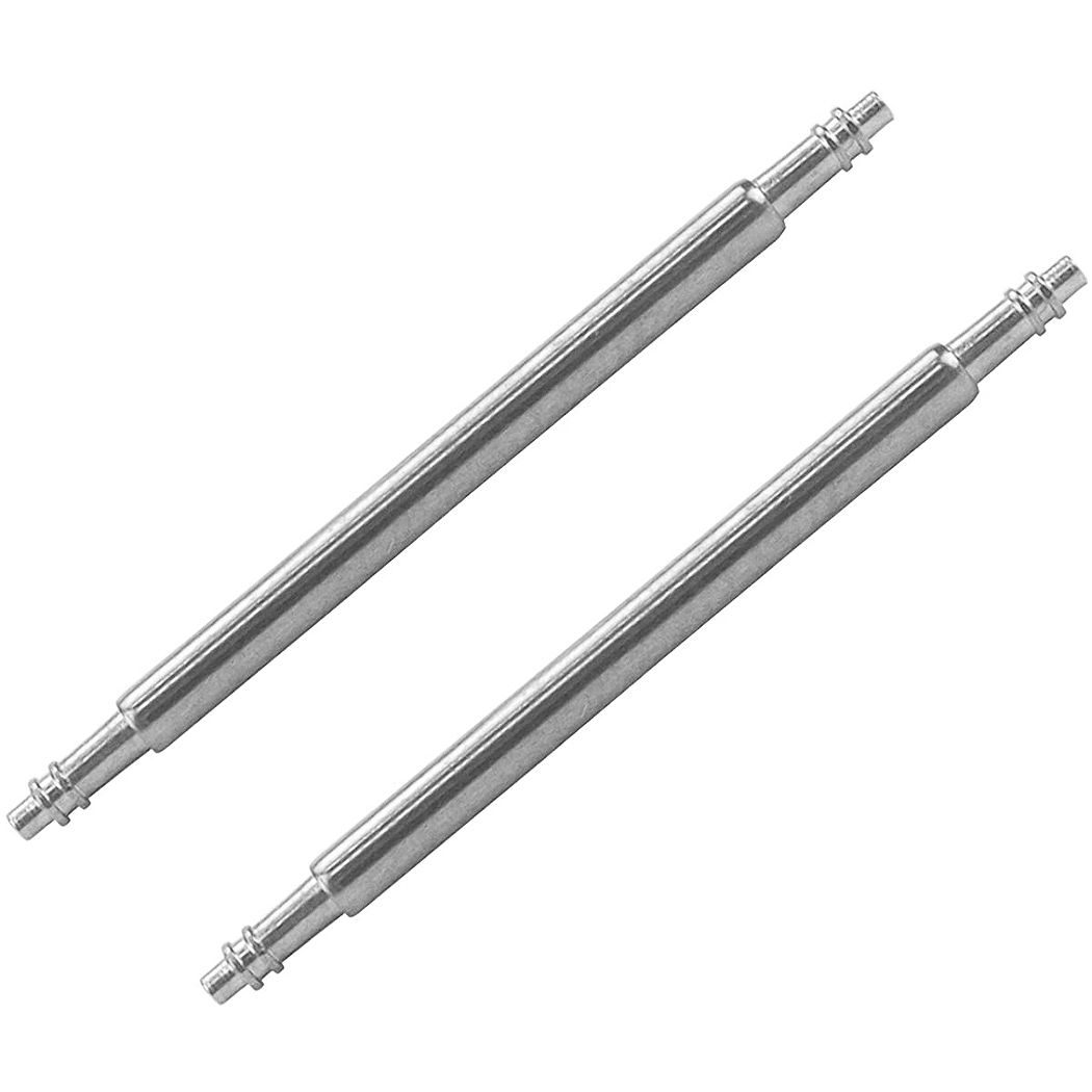 腕時計 ベルト用 バネ棒 ステンレス製 18mm φ1.8mm ベルトピン 交換用パーツ 部品 4本セット 1489 【時間指定不可】