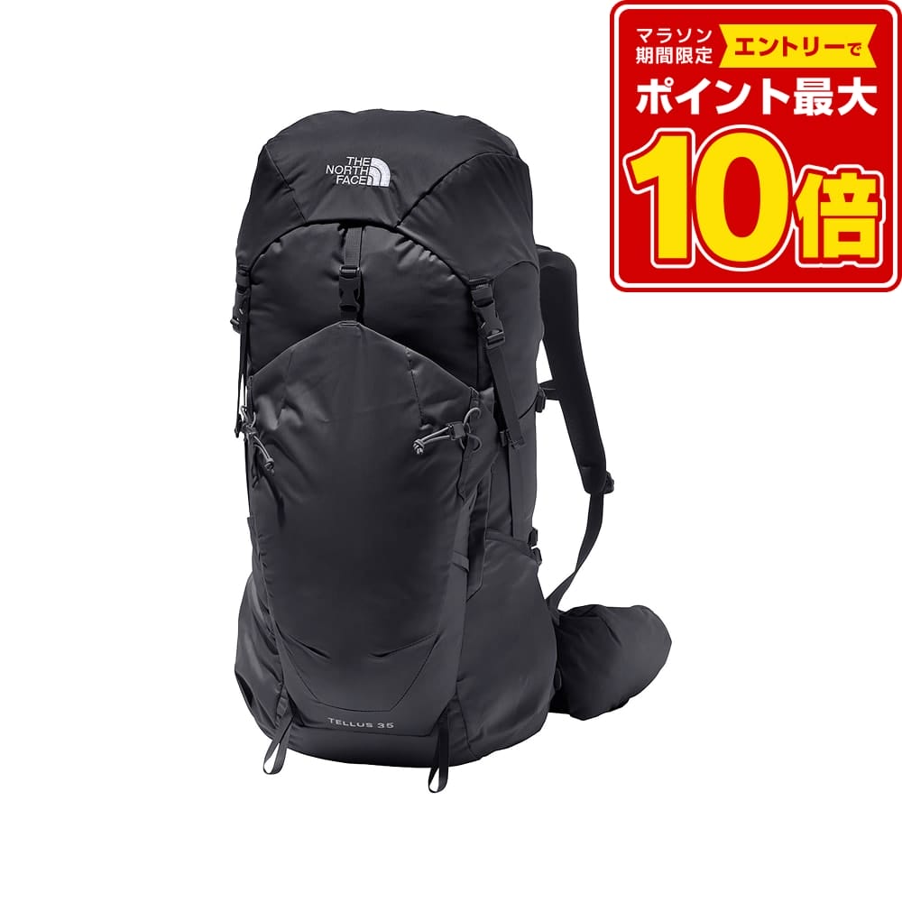 【26日まで エントリーで全品P10倍】 ザ・ノース・フェイス THE NORTH FACE アウトドア テルス35 リュック バックパック デイパック 通勤 通学 軽量 旅行用リュック 普段使いバッグ アウトドア対応 NM62368 K｜スポーツアオモリ