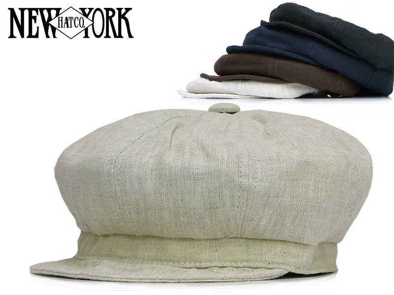 USA製ニューヨークハットLinen NewsboyリネンOatmeal新品 L linennews1.jpg