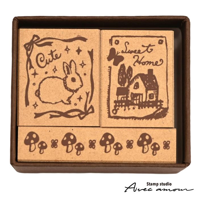 楽天市場】ぷちすたんぷセット4個セット Petit Stamp -もっと