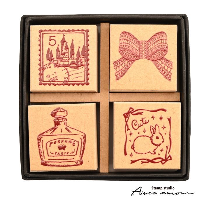 楽天市場】ぷちすたんぷセット4個セット Petit Stamp -もっと
