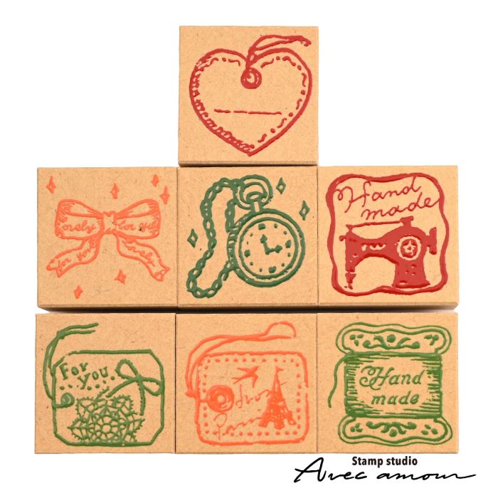 楽天市場】【セットでお買い得20％OFF】ミニアンティークスタンプ8個