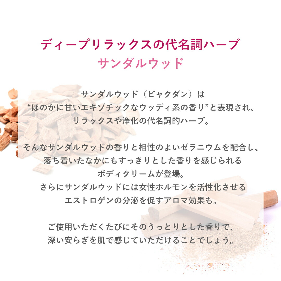 楽天市場 ナリン Nahrin ボディクリーム サンダルウッド 100ml ハンドクリーム モイスチャークリーム 保湿 アロマ ハーブ ビャクダン ゼラニウム シアバター サンフラワーオイル アロエベラエキス ホホバオイル マンゴーバター リラックス コスキチ コスメキッチン