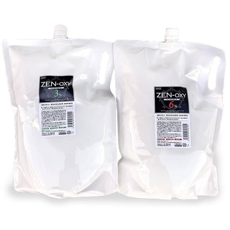 楽天市場】ZEN オキシ6％ オキシ3％ 2400ml 大容量 オキシダン カラー