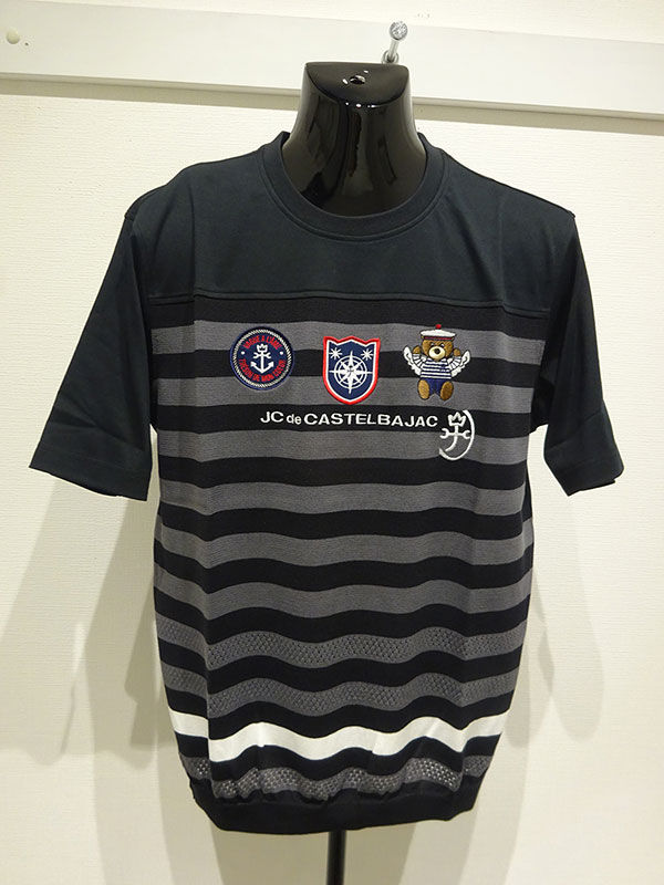 〔30%OFFセール〕【2024年春夏】メンズ カステルバジャック CASTEL BAJAC Tシャツ ブラック【送料無料・代引き手数料無料】 ギフト プレゼントにも|サムハウス
