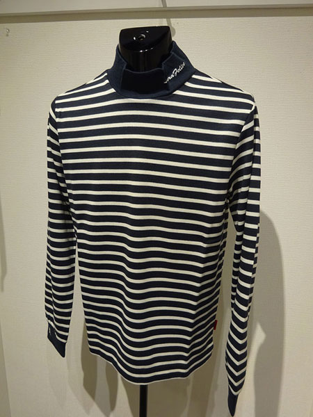 【LAURA FELICE】ラウラフェリーチェ ハイネック 長袖 ネイビー M LAURA FELICE】ラウラフェリーチェ ハイネック 長袖 ネイビー M