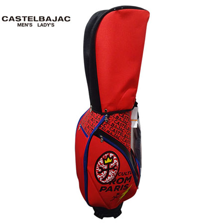 カステルバジャック キャディバッグ 黒 赤 カステルバジャック キャディバッグ 黒 赤 カステルバジャック