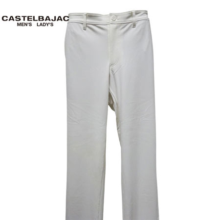 〈新春30%OFFセール〉【2025年秋冬】メンズ カステルバジャック CASTEL BAJAC　パンツ　ホワイト（01）・ブラック（99）【送料無料・代引き手数料無料】 ギフト プレゼントにも