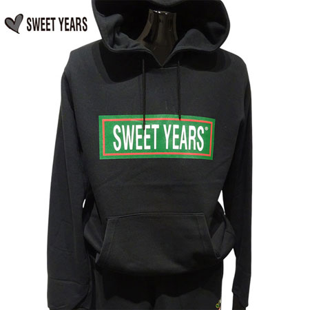 【2025年秋冬】メンズ スウィートイヤーズ SWEET YEARS 　パーカー　グレー（GRAY）・ブラック（BLACK）【送料無料・代引き手数料無料】 ギフト プレゼントにも｜サムハウス
