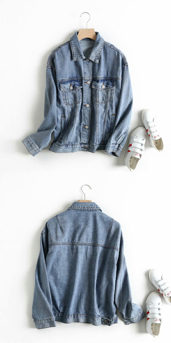 デニムジャケット 本格 レディース デニム コート Gジャン カジュアル アウター ジャケット