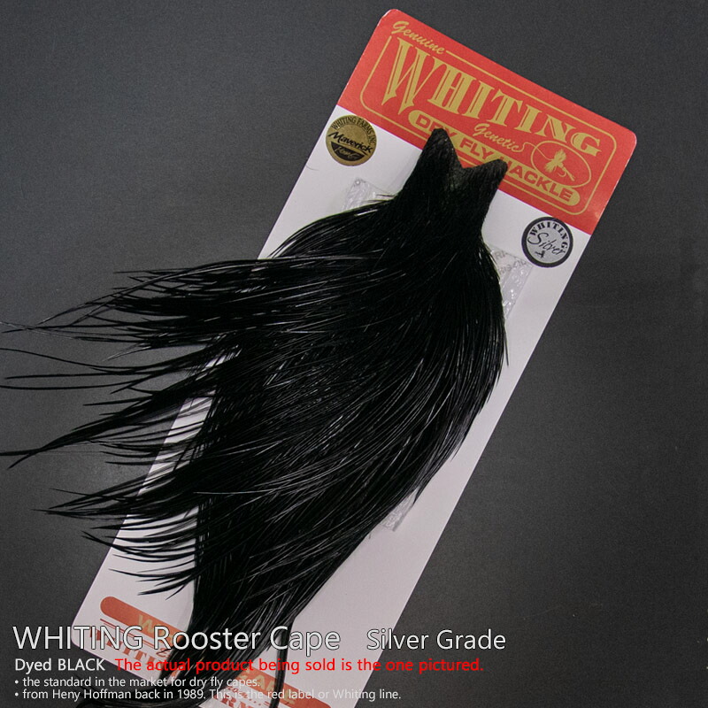 ルースターケープ 黒いこと しろがね色点数 WHITING / ホワイティング