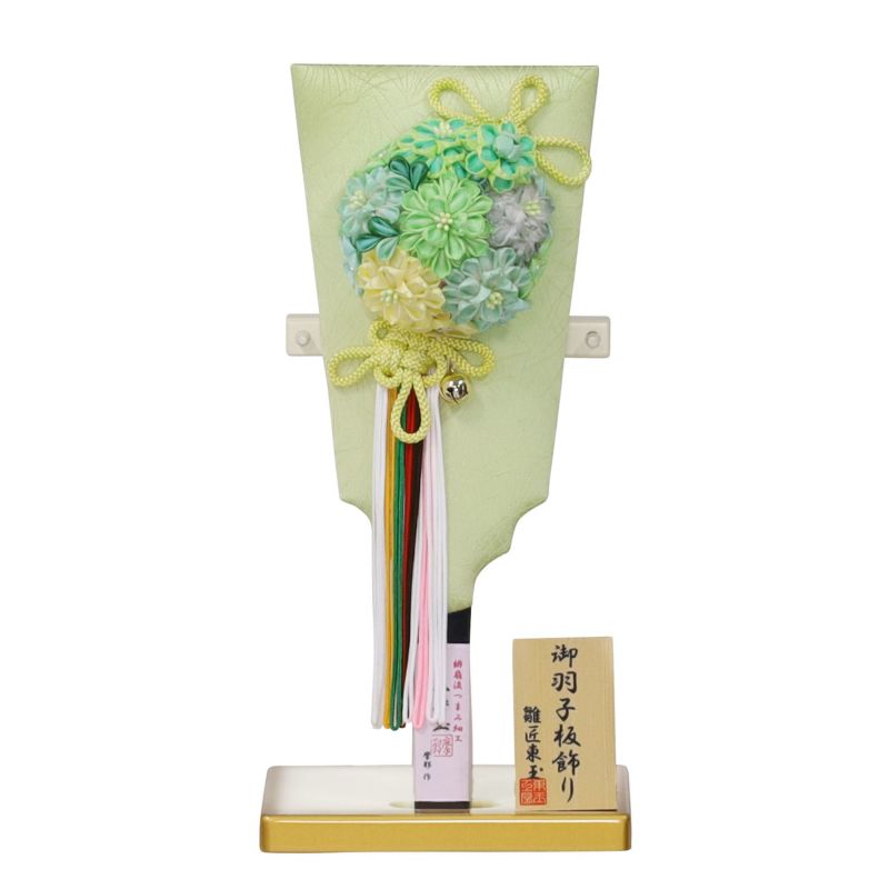 楽天市場】送料無料 東玉作 10号 羽子板飾り 【久寿玉/撫子】 〈モダン
