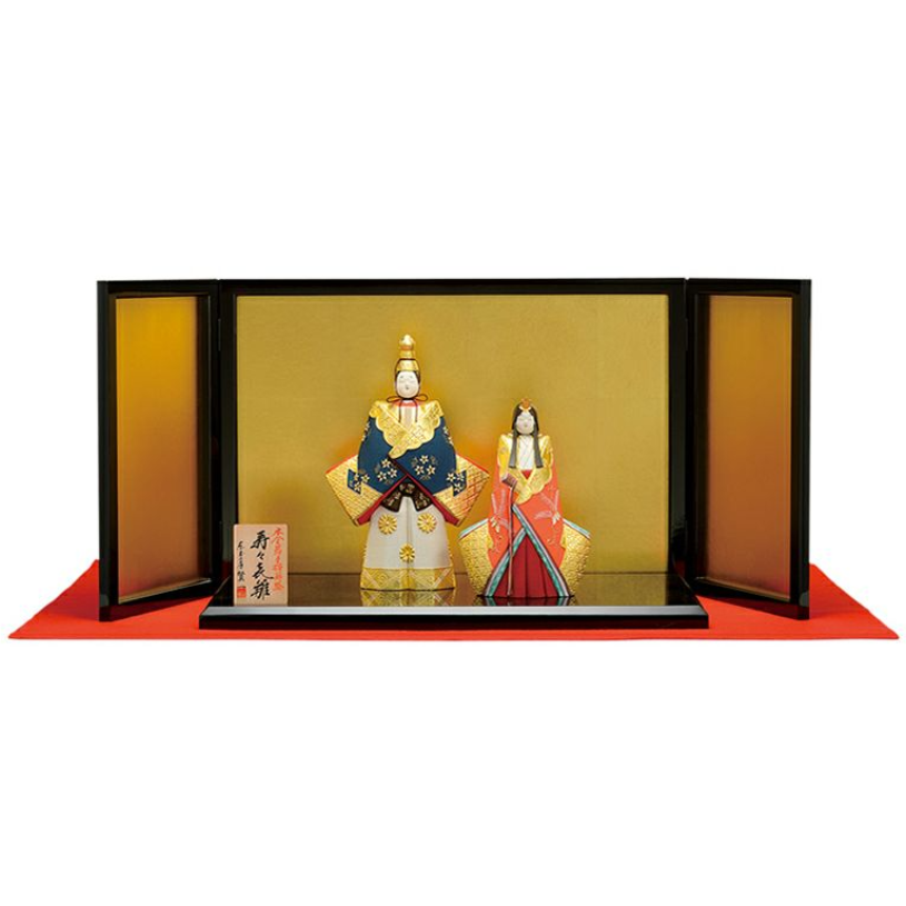 楽天市場】送料無料 東玉工房 野村嘉光作 雛人形 木目込立雛親王