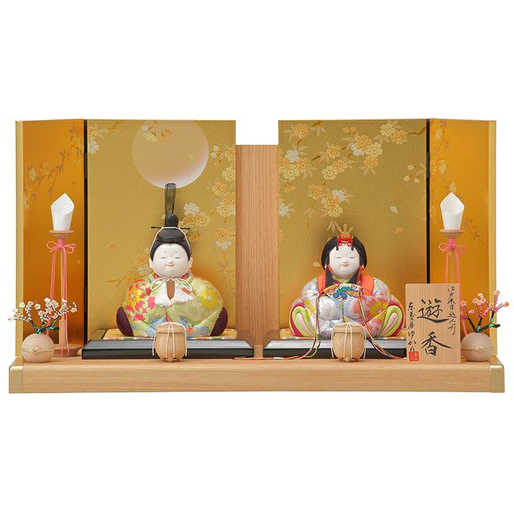 楽天市場】送料無料 東玉工房 野村嘉光作 雛人形 木目込立雛親王