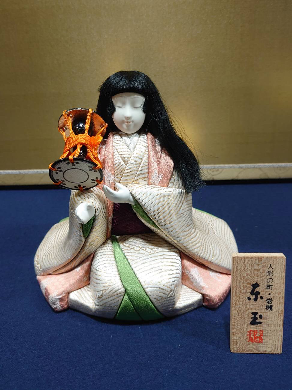 雛人形セット　木目込み　東京久月　木目込　雛人形15体　久月作　希少品 久月 木目込み手作りキット 『すみれ雛飾り』 | ひな人形材料